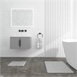 Diatomite Stone Quick-Dry Water Absorbing Bath Mat Sets - Large+Small Gray Mats