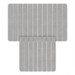 Diatomite Stone Quick-Dry Water Absorbing Bath Mat Sets - Large+Small Gray Mats