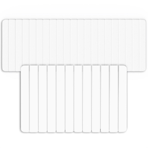 Diatomite Quick-Dry Water Absorbing Bath Mat Sets - X-Large + Large White Mats
