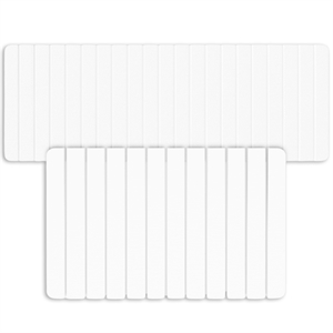 Diatomite Stone Quick-Dry Water Absorbing Bath Mat Sets-XLarge+Medium White Mats
