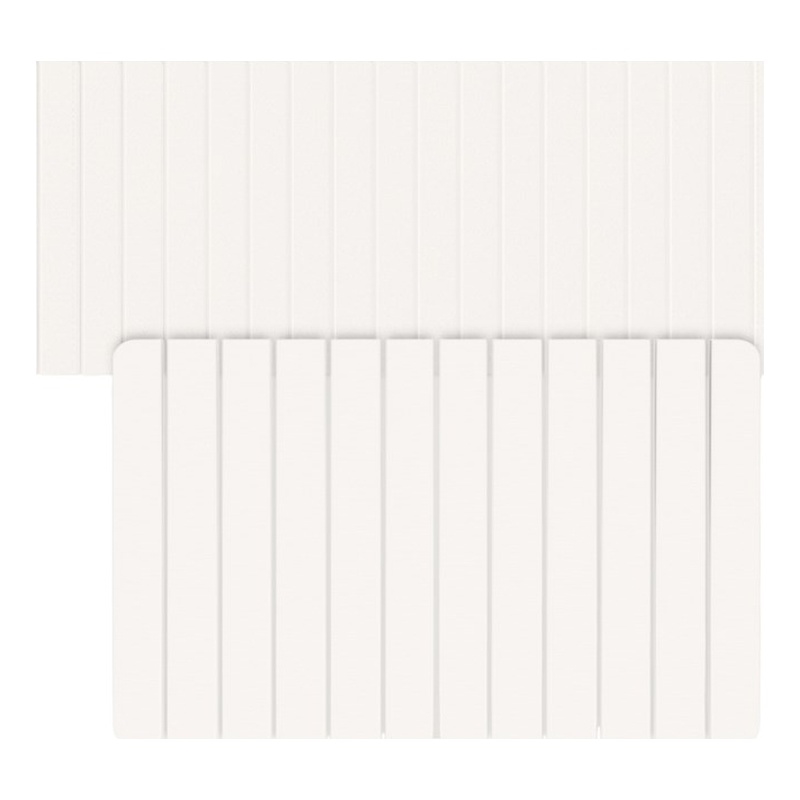 Diatomite QuickDry Water Absorbing Bath Mat Sets-XLarge+Medium Natural White Mat