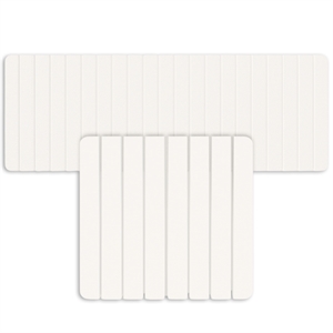 Diatomite Quick-Dry Water Absorbing Bath Mat Sets-XLarge+Small Natural White Mat