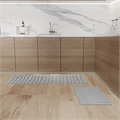 Diatomite Quick-Dry Water-Absorbing Kitchen Mat Sets - X-Large + Medium Gray Mat