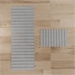 Diatomite Quick-Dry Water-Absorbing Kitchen Mat Sets - X-Large + Medium Gray Mat