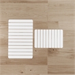Diatomite Quick-Dry Water-Absorbing Kitchen Mat Sets - Large + Medium White Mats