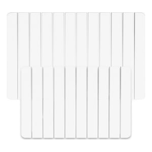 Diatomite Quick-Dry Water-Absorbing Kitchen Mat Sets - Large + Medium White Mats