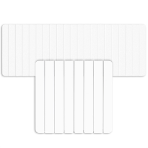 Diatomite Quick-Dry Water-Absorbing Kitchen Mat Sets -X-Large + Small White Mats