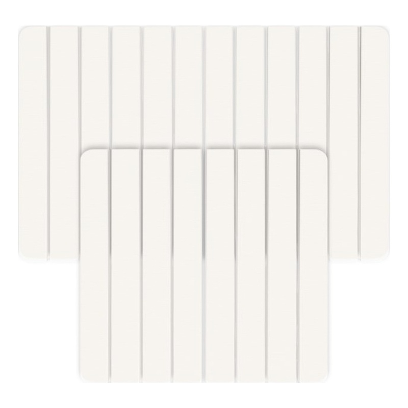 Diatomite Quick-Dry Water-Absorbing Kitchen Mat Sets - Large+Small Natural White