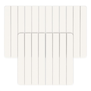 Diatomite Quick-Dry Water-Absorbing Kitchen Mat Sets - Large+Small Natural White