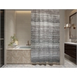 Morden Nomad Brown Faux Marble Polyester Gradient Shower Curtain - 72