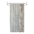 Morden&Cassic Combine Magnolia Vine Printed Fabric Shower Curtain - 72