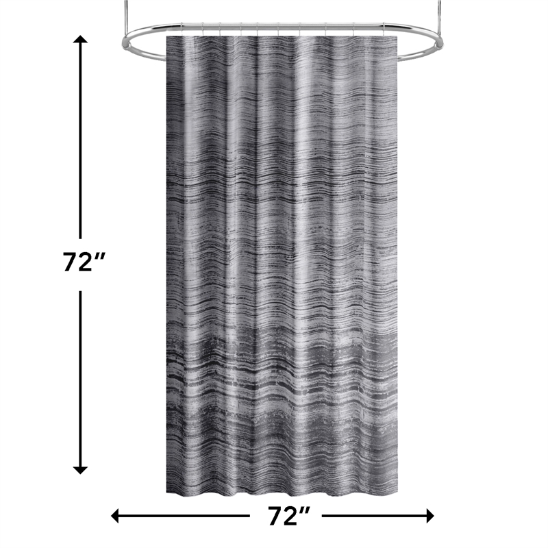 Nomad 100 persent Polyester Shower Curtain - 72