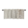 Morden&Cassic Combine Magnolia Printed Fabric Bronze Window Valance - 70
