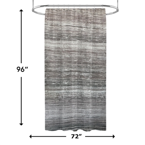 Morden Brown Magnolia Vine Fabric Shower Curtain - 72&quotx96&quot