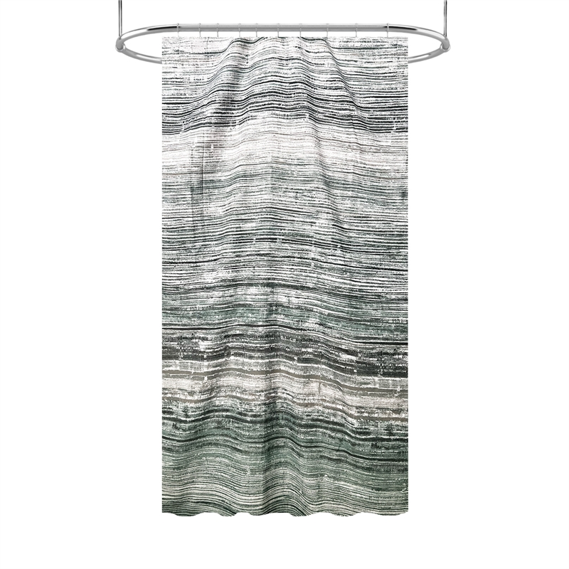 Magnolia Vine Green Fabric Shower Curtain - 72
