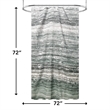 Magnolia Vine Green Fabric Shower Curtain - 72