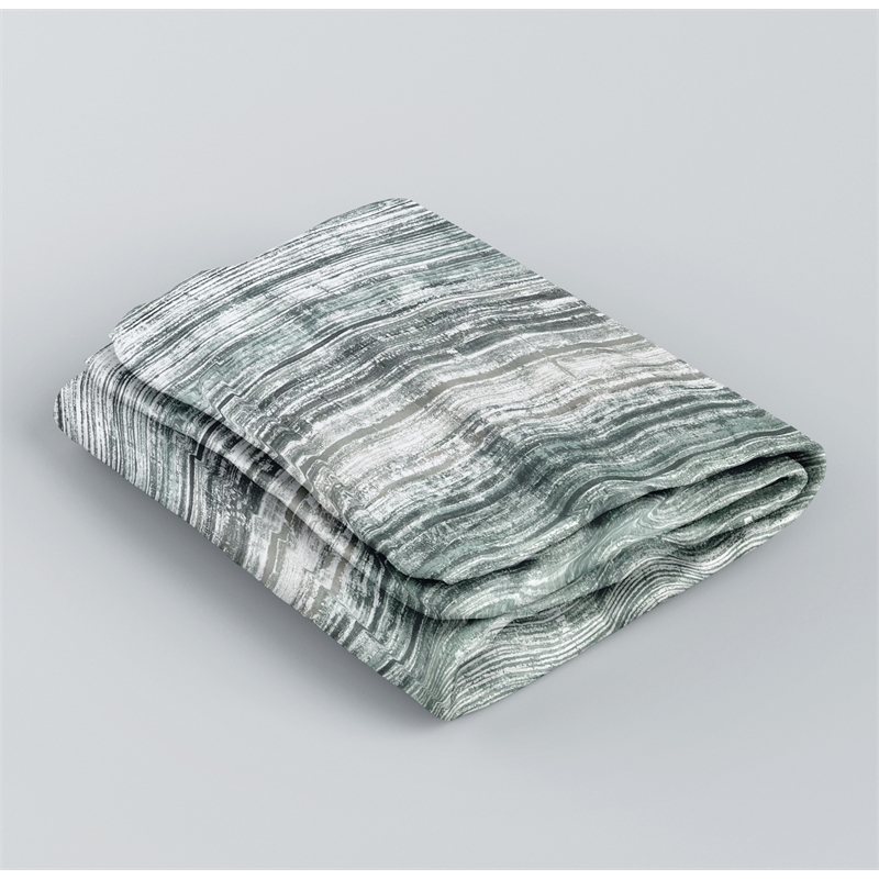 Magnolia Vine Green Fabric Shower Curtain - 72