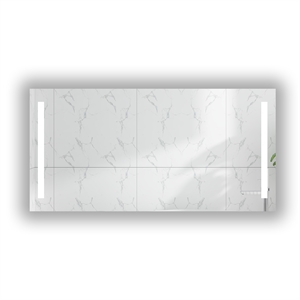 Luciana 60&quot Morden Glass LED Bath Vanity Mirror with Smart Lighting&Sleek Design