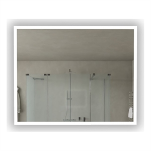Simona 36&quot Modern Glass LED Bath Vanity Mirror with Smart Lighting&Sleek Design