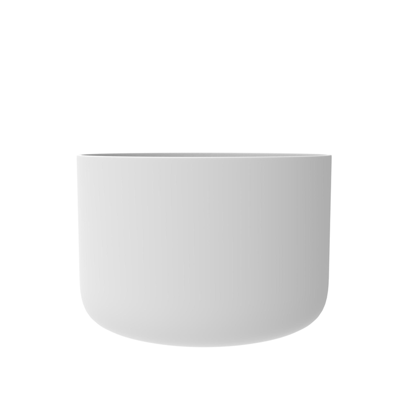 Premium Morden White Round Deep Solid Surface Stone Soaking Bathtub