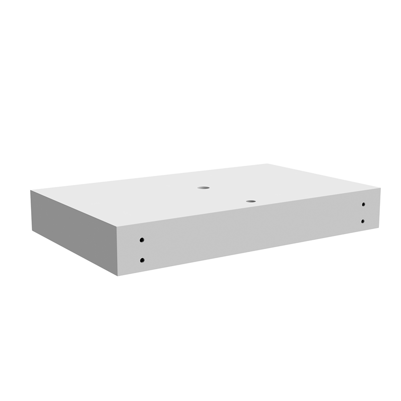 48 Inch Wide White Bathroom Solid Surface Stone Countertop For Sink