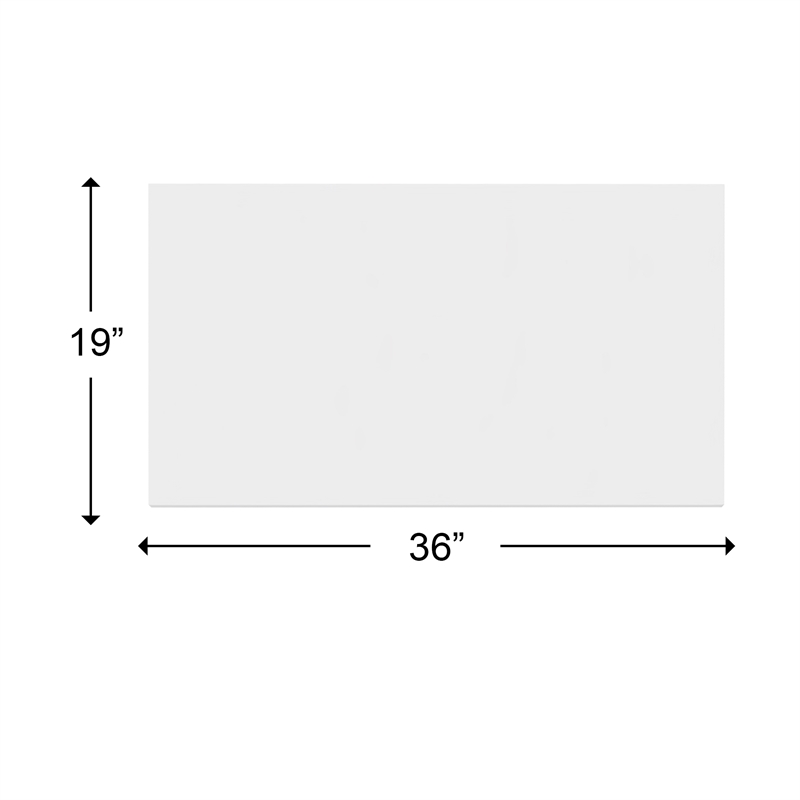 Morden 36 Inch And 60 Inch Wide Solid Surface White Countertop