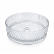 Glacier Round Glass Vessel Bathroom Sink 14