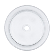 Glacier Round Glass Vessel Bathroom Sink 14