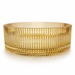 Cowrie Timeless Gold Champagne Tempered Glass Round Vessel Sink 16 in
