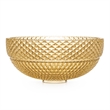 Scotch 16 in Circular Bathroom Vessel Sink in Champagne Tempered Glass