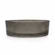Glacier Circular Glass Vessel Bathroom Sink Bowl 14 Round