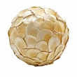 Preserved Botanical Decorative Topiary Balls Filler Brown/White (Set of 7)
