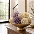 Purple and White Natural Preserved Topiary Balls Decorative Bowl Filler Set of 7