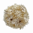 Purple and White Natural Preserved Topiary Balls Decorative Bowl Filler Set of 7