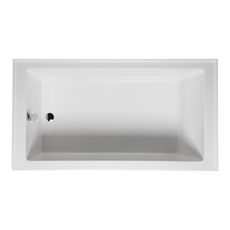 Malibu Home Driftwood LH Massaging Air Jet Bathtub 60
