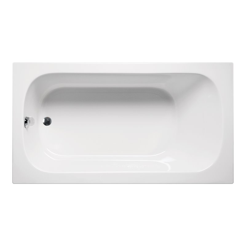 Malibu Home Sanibel Rectangle Soaking Bathtub 54