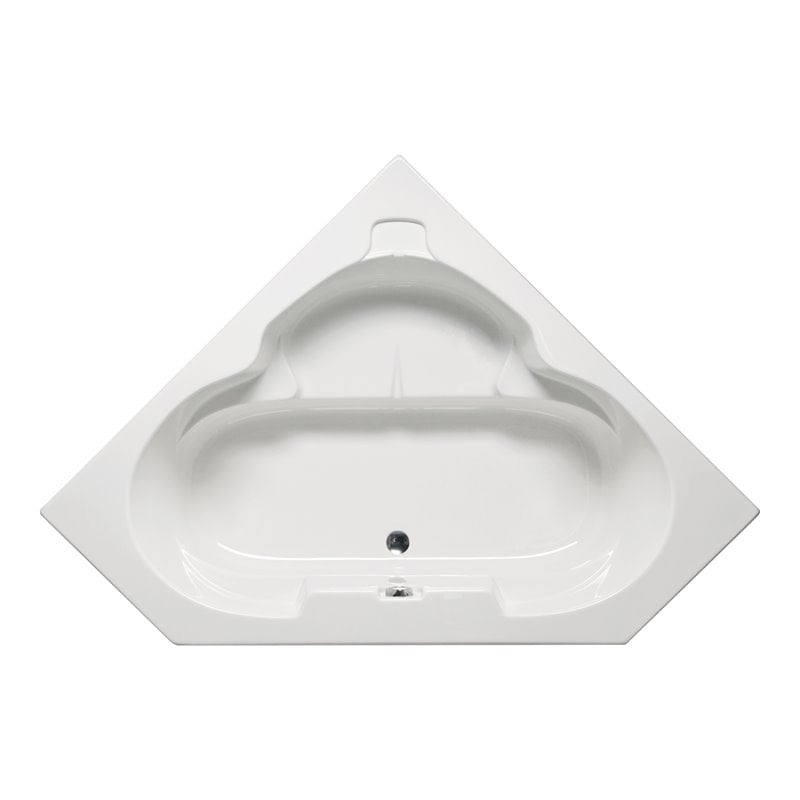 Malibu Home Abaka Triangle Soaking Bathtub 59
