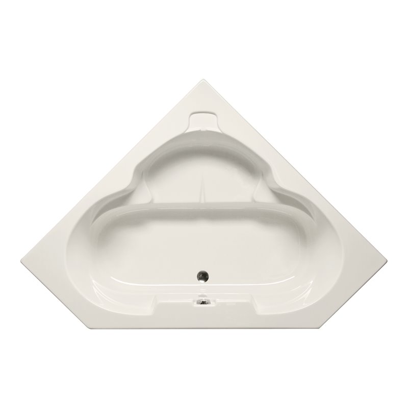 Malibu Home Abaka Triangle Whirlpool Bathtub 59