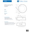 Malibu Home Addis Round Massaging Air Jet Bathtub 69
