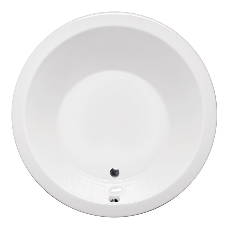 Malibu Home Addis Round Massaging Air Jet Bathtub 69