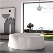 Malibu Home Addis Round Soaking Bathtub 60
