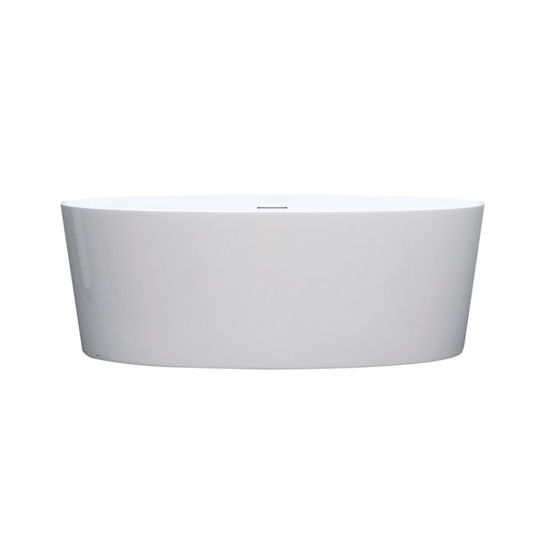 Malibu Home Cambria Oval Soaking Bathtub 58