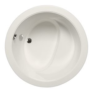 Malibu Home Banzai Round Soaking Bathtub 42&quotx 42&quotx 33&quot in Biscuit