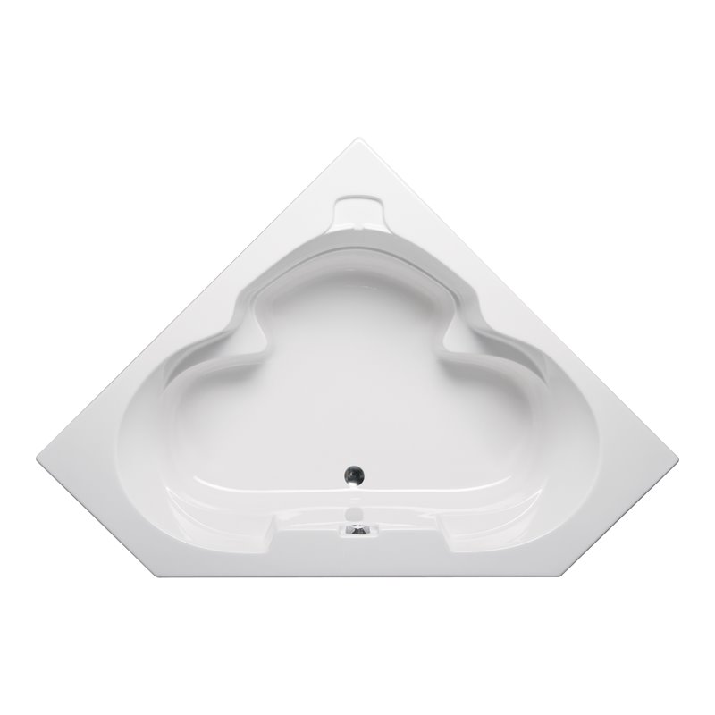 Malibu Home Mandelay Triangle Soaking Bathtub 59