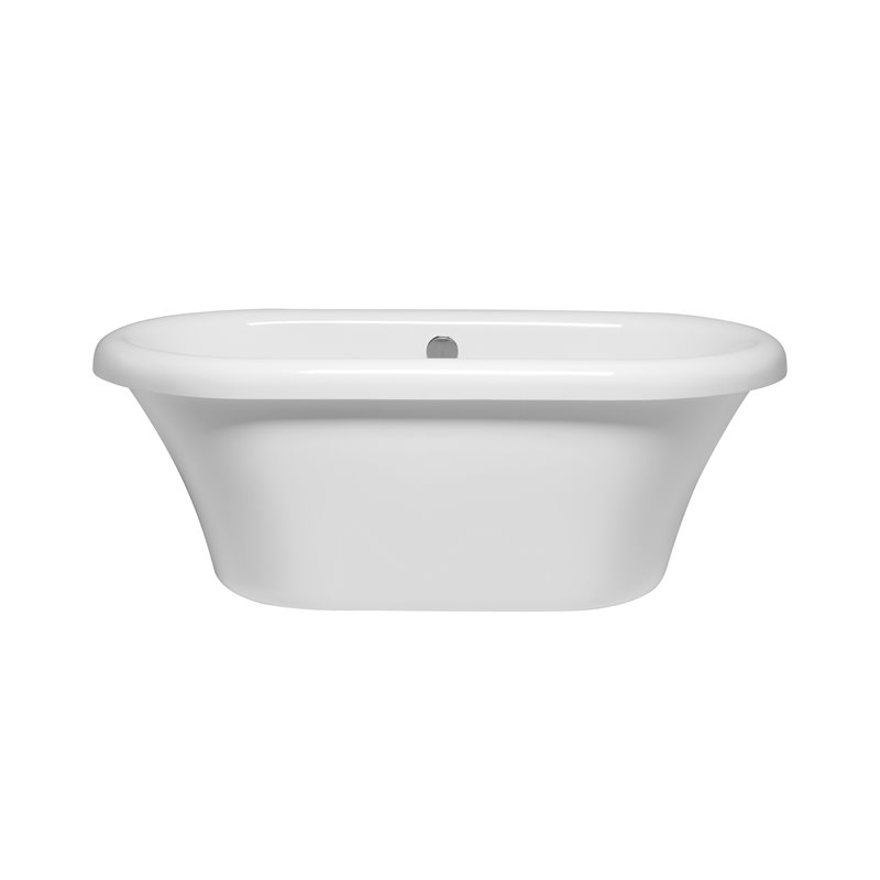 Malibu Home Leadbetter Oval Soaking Bathtub 66