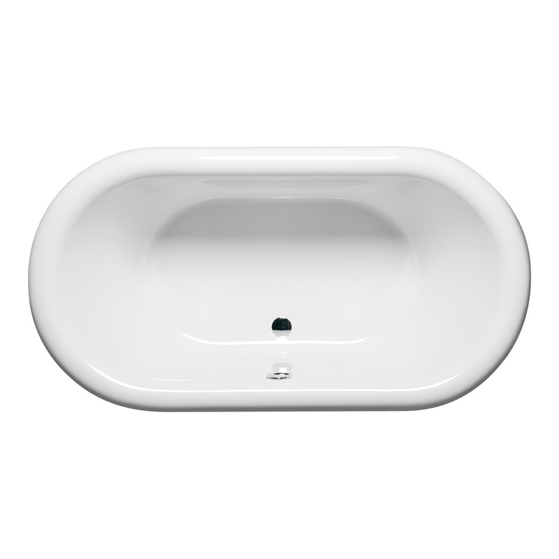 Malibu Home Leadbetter Oval Soaking Bathtub 66