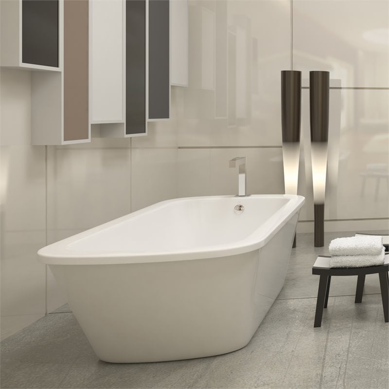 Malibu Home Portstewart Rectangle Soaking Bathtub 66