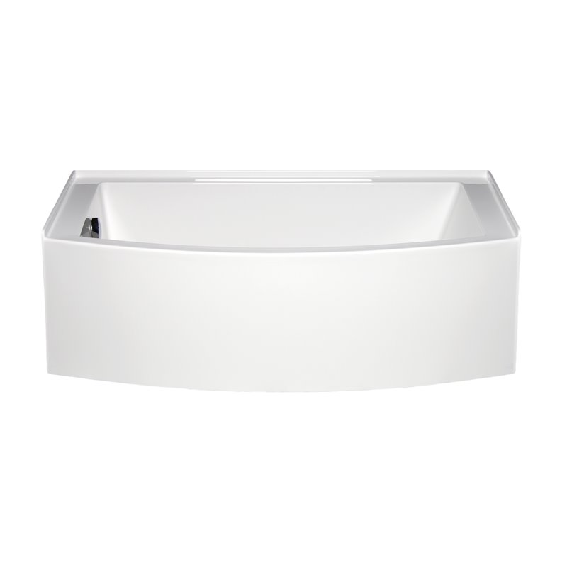 Malibu Home Tulum LH Rectangle Whirlpool Bathtub 60