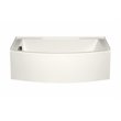 Malibu Home Tulum RH Rectangle Whirlpool Bathtub 60