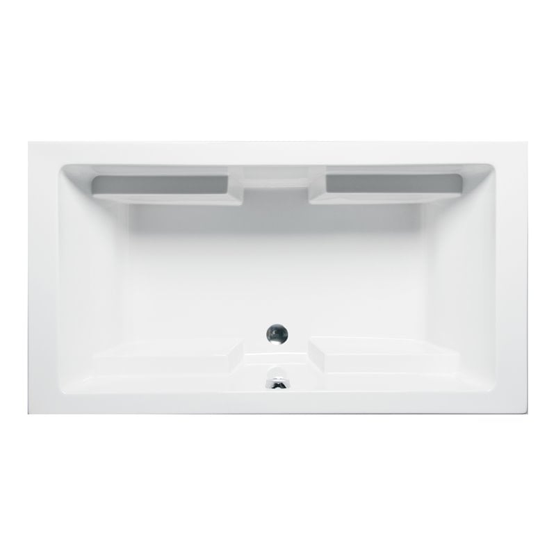 Malibu Home Westport Rectangle Massaging Air Jet Bathtub 72